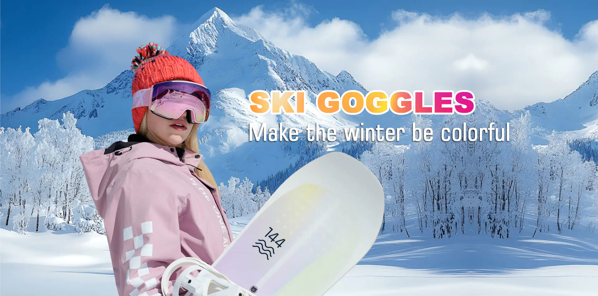 Fabricant de lunettes de ski en porcelaine